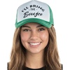 I'll Bring the Boujee - White/Kelly Green