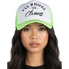 I'll Bring the Chaos - White/Neon Green