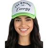 image:imageFunky Junque Womens Funny Trucker Hats  Adult Humor for Bachelorette Girls Trips Festivals amp Birthday GiftIll Bring the Energy  WhiteNeon Lime