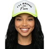 I'll Bring the Fun - White/Neon Yellow