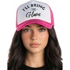I'll Bring the Glam - White/Hot Pink