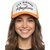 I'll Bring the Mayhem - White/Neon Orange