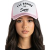 I'll Bring the Sass - White/Light Pink