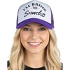 I'll Bring the Snacks - White/Dk. Purple
