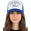 I'll Bring the Voice of Reason - White/Royal Blue