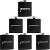 6 Pack: 1 Groom (Black) & 5 Groomsman (Black)