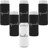 6 Pack: 1 Bride (White) & 5 Squad (Black)
