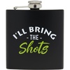 image:imageStainless Steel 6 Oz Hip Flask  Beast of Bourbon  Drinking flask with humorous inscription for weddings bachelor parties sporting events amp golf outingsIll Bring The Shots BlackNeon Lime