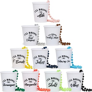 image:imageFunky Junque 8 Pack Bachelorette Shot Glass Necklaces with Sarcastic Sayings Beaded Party Favors for Girls Night out  8 Pack Sarcasm Bundle  Handsfree reusable shot glass necklaces for bachelorette parties bridal showers girls trips amp wedding weekends10 Pack Shenanigans Bundle