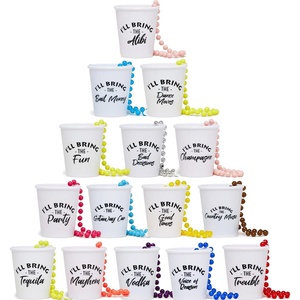 image:imageFunky Junque 8 Pack Bachelorette Shot Glass Necklaces with Sarcastic Sayings Beaded Party Favors for Girls Night out  8 Pack Sarcasm Bundle  Handsfree reusable shot glass necklaces for bachelorette parties bridal showers girls trips amp wedding weekends15 Pack Mayhem Bundle