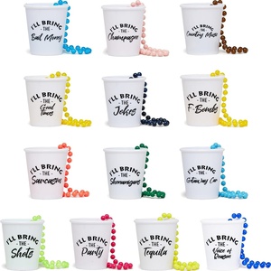 image:imageFunky Junque 8 Pack Bachelorette Shot Glass Necklaces with Sarcastic Sayings Beaded Party Favors for Girls Night out  8 Pack Sarcasm Bundle  Handsfree reusable shot glass necklaces for bachelorette parties bridal showers girls trips amp wedding weekends13 Pack  Tequila Bundle