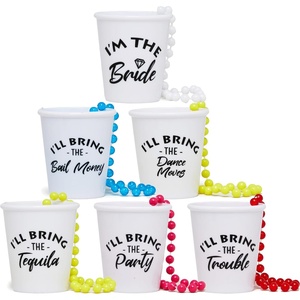 image:imageFunky Junque 8 Pack Bachelorette Shot Glass Necklaces with Sarcastic Sayings Beaded Party Favors for Girls Night out  8 Pack Sarcasm Bundle  Handsfree reusable shot glass necklaces for bachelorette parties bridal showers girls trips amp wedding weekends6 Pack Dance Moves Bundle
