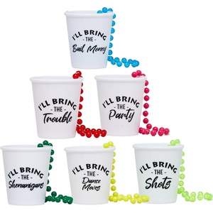 image:imageFunky Junque 8 Pack Bachelorette Shot Glass Necklaces with Sarcastic Sayings Beaded Party Favors for Girls Night out  8 Pack Sarcasm Bundle  Handsfree reusable shot glass necklaces for bachelorette parties bridal showers girls trips amp wedding weekends6 Pack  Girls Night Pack