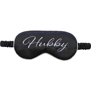 image:imageFunky Junque Adjustable Satin Bride Eye Mask SilkFilled UltraSoft Sleep Mask for Honeymoon Travel Meditation  Bride White  Soft satin sleep mask with adjustable strap for travel naps meditation flights amp restful sleep anywhereHubby  Black