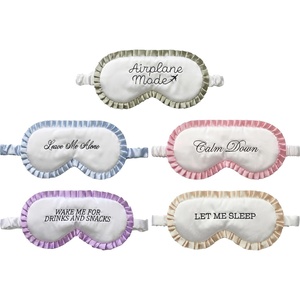 image:imageFunky Junque Adjustable Satin Bride Eye Mask SilkFilled UltraSoft Sleep Mask for Honeymoon Travel Meditation  Bride White  Soft satin sleep mask with adjustable strap for travel naps meditation flights amp restful sleep anywhere5 Pack  Airplane Mode  Calm Down  Leave Me Alone  Let Me Sleep  Wake Me for Drinks  Snacks