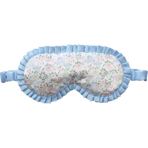 image:imageFunky Junque Adjustable Satin Bride Eye Mask SilkFilled UltraSoft Sleep Mask for Honeymoon Travel Meditation  Bride White  Soft satin sleep mask with adjustable strap for travel naps meditation flights amp restful sleep anywhereFloral Print  Blue