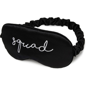 image:imageFunky Junque Adjustable Satin Bride Eye Mask SilkFilled UltraSoft Sleep Mask for Honeymoon Travel Meditation  Bride White  Soft satin sleep mask with adjustable strap for travel naps meditation flights amp restful sleep anywhereSquad Black