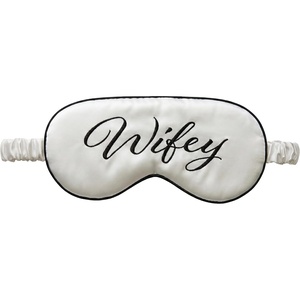 image:imageFunky Junque Adjustable Satin Bride Eye Mask SilkFilled UltraSoft Sleep Mask for Honeymoon Travel Meditation  Bride White  Soft satin sleep mask with adjustable strap for travel naps meditation flights amp restful sleep anywhereWifey  White