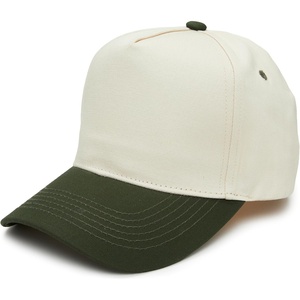 image:imageFunky Junque Adult Trucker Snapback Hat 2Tone Baseball Cap  5Panel Baseball Cap for Women and Men CottonPoly Blend Adjustable Fit Curved Brim Sun Protection for Golf Casual WearOliveBeige