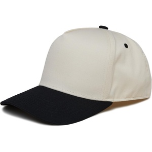 image:imageFunky Junque Adult Trucker Snapback Hat 2Tone Baseball Cap  5Panel Baseball Cap for Women and Men CottonPoly Blend Adjustable Fit Curved Brim Sun Protection for Golf Casual WearBlackBeige