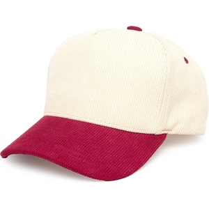 image:imageFunky Junque Blank Corduroy Snapback Hat  Adjustable Corduroy Cap with Sun Protection Golf Beach and Everyday Trendy Caps for Women and MenBurgundyBeige