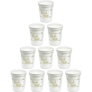 image:imageFunky Junque Bridal Bachelorette Party Cups  1 Wife of The Party 8 The Party10 Pack  Bride Tribe WhiteGold