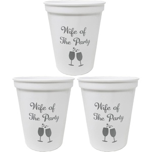 image:imageFunky Junque Bridal Bachelorette Party Cups  1 Wife of The Party 8 The Party3 Pack  Wife of The Party WhiteSilver