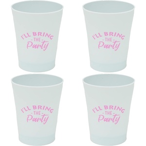 image:imageFunky Junque Bridal Party Shot Glass Set 4  Im the  Shatterproof reusable shot glasses for weddings bachelorette parties bridal showers birthdays amp celebrations4  Ill Bring The Party