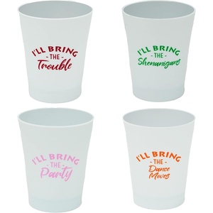 image:imageFunky Junque Bridal Party Shot Glass Set 4  Im the  Shatterproof reusable shot glasses for weddings bachelorette parties bridal showers birthdays amp celebrations4  Ill Bring The  Lets Dance Pack