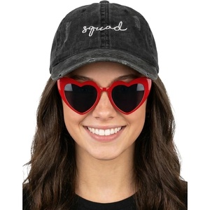 image:imageFunky Junque Bride and Groom Baseball Hats Bachelorette Party Caps  Soft cotton bride and groom hats with embroidered sayings for bachelorette parties showers honeymoons amp gifts1 Squad Black  1 Heart Sunnies Red