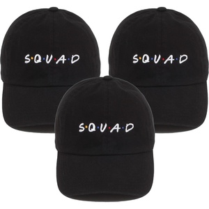 image:imageFunky Junque Bride and Groom Baseball Hats Bachelorette Party Caps  Soft cotton bride and groom hats with embroidered sayings for bachelorette parties showers honeymoons amp gifts3 Pack 3 Squad  Black