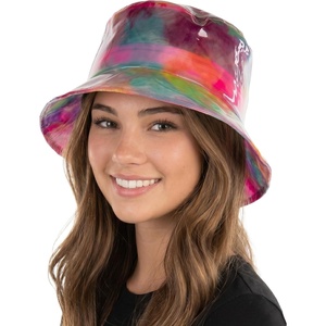 image:imageFunky Junque Bucket Hat for Women  Packable Waterproof Outdoor Sun Hat Mens Beach Fishing HikingRain Hat  Multi