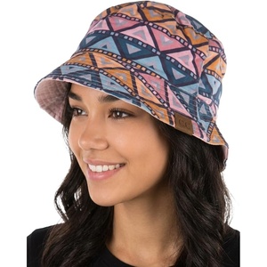 image:imageFunky Junque Bucket Hat for Women  Packable Waterproof Outdoor Sun Hat Mens Beach Fishing HikingReversible  Aztec Mauve  Pale Pink
