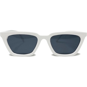 image:imageFunky Junque Cat Eye Sunglasses Trendy Retro Womens Shades  Lightweight cat eye sunglasses with slim retro frames for beach days pool parties festivals amp everyday styleWhite FramesSmoke Lenses