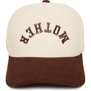 image:imageFunky Junque Corduroy Trucker Hat  Lightweight Corduroy Cap with Sun Protection Golf Beach and Everyday Trendy Caps for Women and MenMother Upside Down  Brown