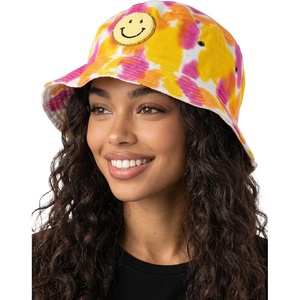 image:imageFunky Junque Cotton Bucket Hat Vintage 90s Reversible Fisherman  100 cotton bucket hat with vintage 90s look for music festivals camping fishing hiking amp the beachSmiley Face  Tie Dye Mango Sherbert LXl