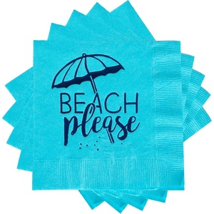 image:imageFunky Junque Disposable Decorative Celebration Saying  25 Mamacita Needs A Margarita WhiteGreen25 Beach Please TurquoiseNavy