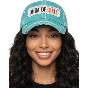 image:imageFunky Junque Distressed Baseball Cap Vintage Embroidered Dad Hat  Soft cotton distressed cap with vintage embroidery for music festivals road trips brunch amp weekend styleMom of Girls  Teal