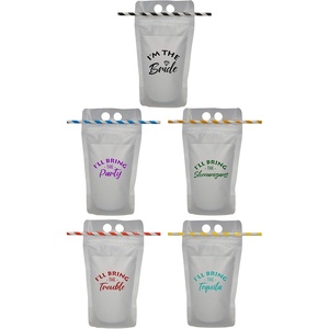 image:imageFunky Junque Drink Pouch Bundle with Straw  IT Bride IBT Party Shenanigans Trouble Tequila