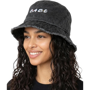image:imageFunky Junque Embroidered Bridal Bucket Hat  Lightweight Cotton Bucket Hat with Sun Protection Beach Festival and Sun Reversible Bucket Hats for WomenBabe  Black