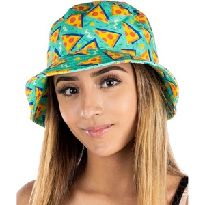 image:imageFunky Junque Family Matching Bucket Hats  Lightweight Cotton Bucket Hat with Sun Protection Mommy amp Me Matching HatsPizzas  Adult LXl