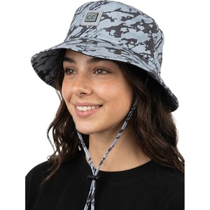 image:imageFunky Junque Flash Reflective Bucket Hat Bendable Brim Raver Cap  Reflective bucket hat with bendable wire brim for music festivals raves night runs biking amp streetwearMarble Light Blue