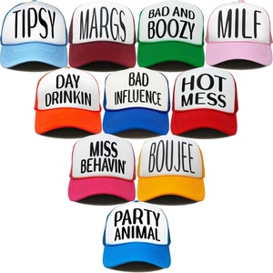 image:imageFunky Junque Funny Retro Foam Trucker Hat  Adult Humor Mesh Snapback for Bachelorette Girls Trip Weekend amp Birthday Gift10  Boujee Pack