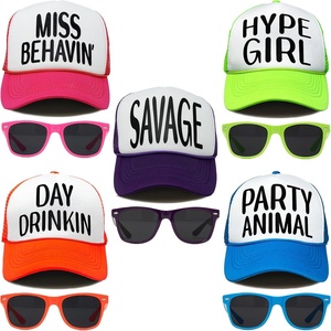 image:imageFunky Junque Funny Retro Foam Trucker Hat  Adult Humor Mesh Snapback for Bachelorette Girls Trip Weekend amp Birthday Gift5 Pk  Hat  Sunnies Set  Party Pack