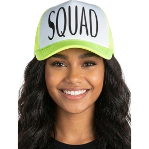 image:imageFunky Junque Funny Retro Foam Trucker Hat  Adult Humor Mesh Snapback for Bachelorette Girls Trip Weekend amp Birthday GiftSquad  Neon YellowWhite