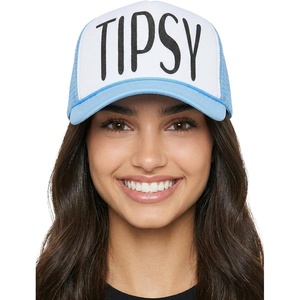 image:imageFunky Junque Funny Retro Foam Trucker Hat  Adult Humor Mesh Snapback for Bachelorette Girls Trip Weekend amp Birthday GiftTispy  Light BlueWhite