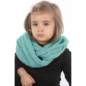 image:imageFunky Junque Girls Scarves 100 Acrylic Knit Kids Infinity Scarf Toddler Balaclava Neck Warmer Winter Circle GaiterMint