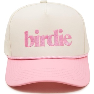 image:imageFunky Junque Golf Trucker Hat  Lightweight Golf Trucker Rope Hat with Adjustable Snapback Golf Course and Weekend Wear Funny Golf Hats for Men and WomenBirdie  PinkBeige
