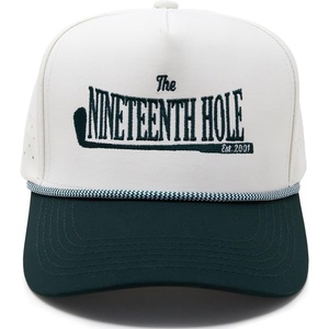 image:imageFunky Junque Golf Trucker Hat  Lightweight Golf Trucker Rope Hat with Adjustable Snapback Golf Course and Weekend Wear Funny Golf Hats for Men and WomenThe Nineteenth Hole  GreenBeige