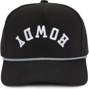 image:imageFunky Junque Golf Trucker Hat  Lightweight Golf Trucker Rope Hat with Adjustable Snapback Golf Course and Weekend Wear Funny Golf Hats for Men and WomenHowdy Upside Down  Black